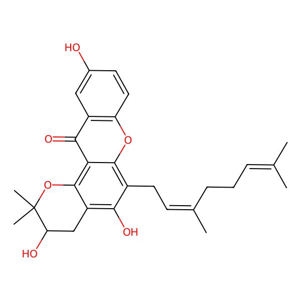 2D Structure of Cochinensoxanthone 2D Structure of Cochinensoxanthone