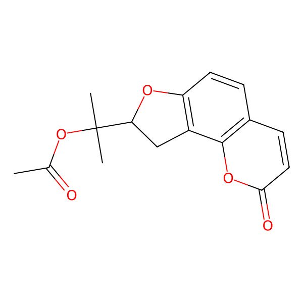 2D Structure of Columbianetin acetate