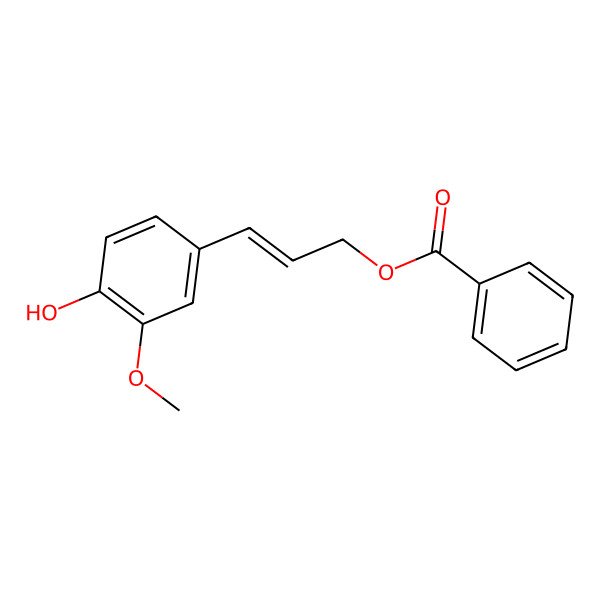 2D Structure of Coniferyl benzoate