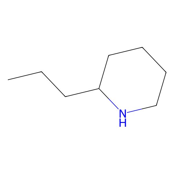 2D Structure of (S)-2-Propylpiperidine 2D Structure of (S)-2-Propylpiperidine