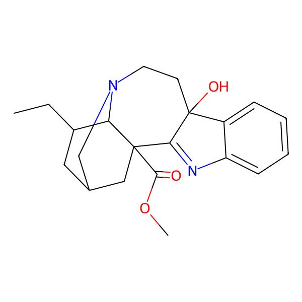 2D Structure of Coronaridine Hydroxyindolenine 2D Structure of Coronaridine Hydroxyindolenine