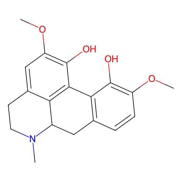 2D Structure of Corytuberine, pentahydrate