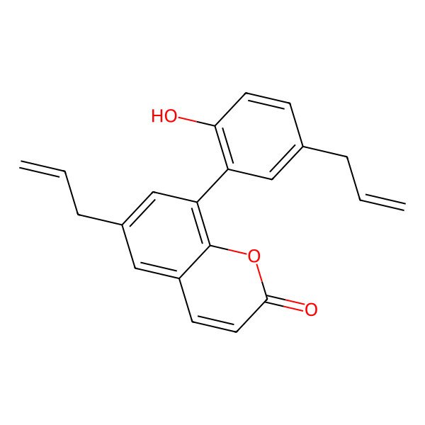 2D Structure of Coumanolignan