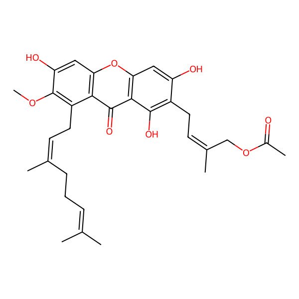 2D Structure of Cowagarcinone E