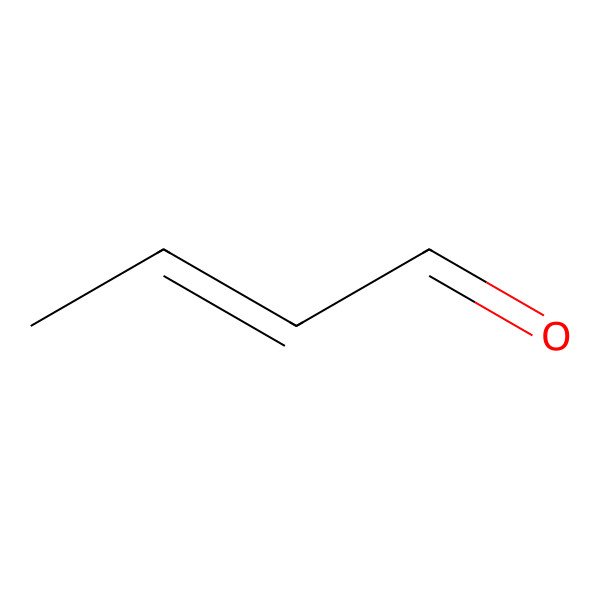 2D Structure of Crotonaldehyde