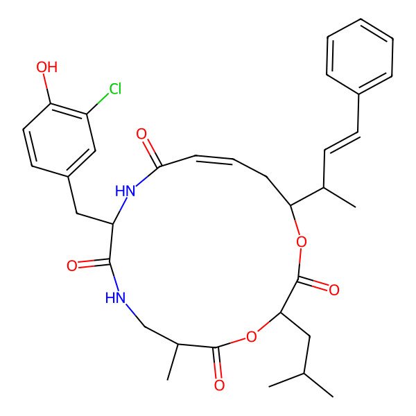 2D Structure of Cryptophycin 17 2D Structure of Cryptophycin 17