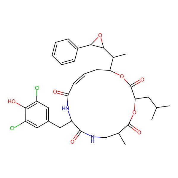 2D Structure of Cryptophycin 23 2D Structure of Cryptophycin 23