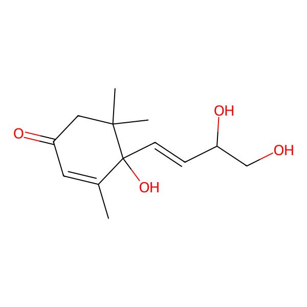2D Structure of Cucumegastigmane I 2D Structure of Cucumegastigmane I