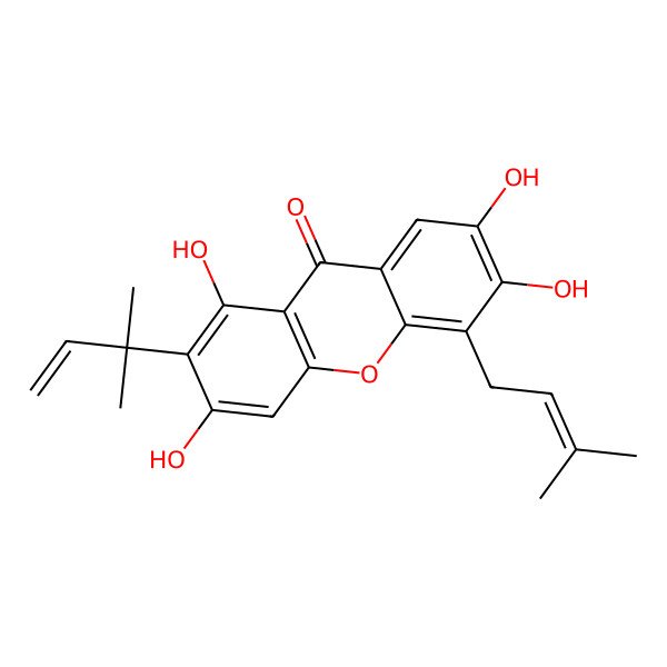 2D Structure of Cudraxanthone L