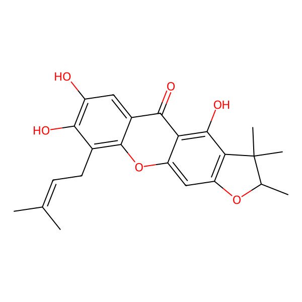 2D Structure of Cudraxanthone M