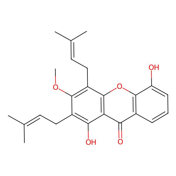 2D Structure of Cudraxanthone G 2D Structure of Cudraxanthone G