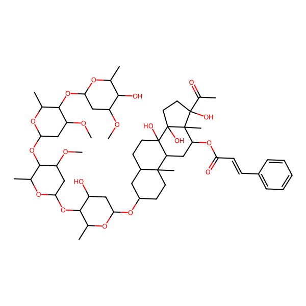 2D Structure of Curassavioside H5