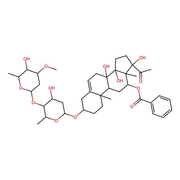 2D Structure of Curassavoside A