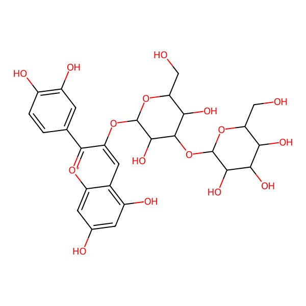 2D Structure of Cyanidin 3-laminaribioside