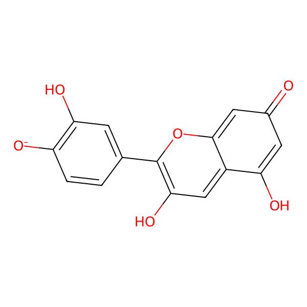 2D Structure of Cyanidin(1-)