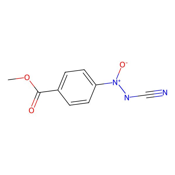 2D Structure of Cyanoimino-(4-methoxycarbonylphenyl)-oxidoazanium