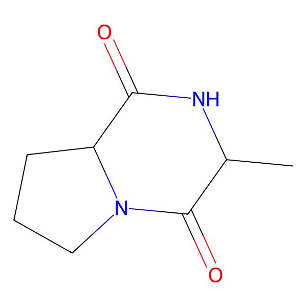 2D Structure of Cyclo-Ala-Pro-diketopiperazine