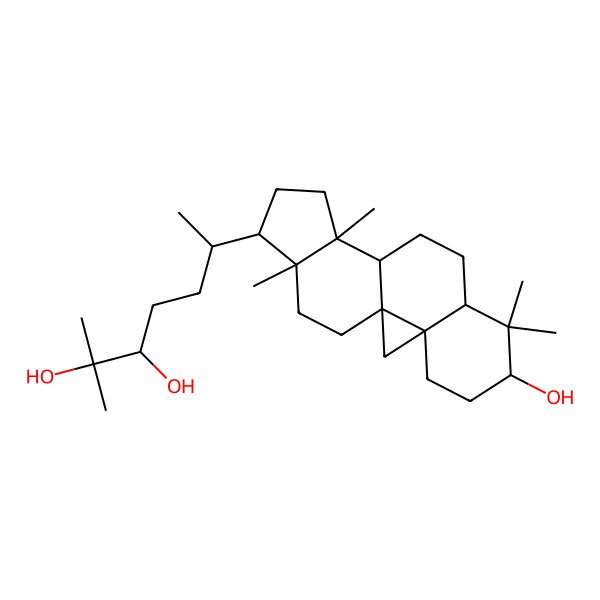 2D Structure of Cycloartane-3,24,25-triol 2D Structure of Cycloartane-3,24,25-triol