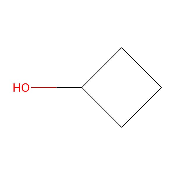 2D Structure of Cyclobutanol