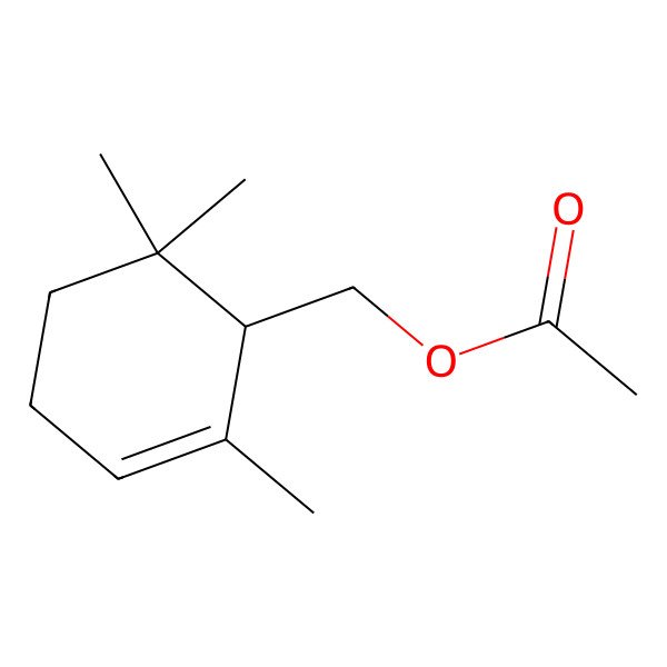 2D Structure of Cyclogeranyl acetate