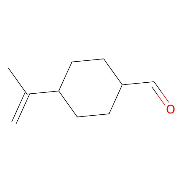 2D Structure of Cyclohexanecarboxaldehyde, 4-(1-methylethenyl)-