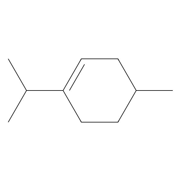 2D Structure of Cyclohexene, 4-methyl-1-(1-methylethyl)-