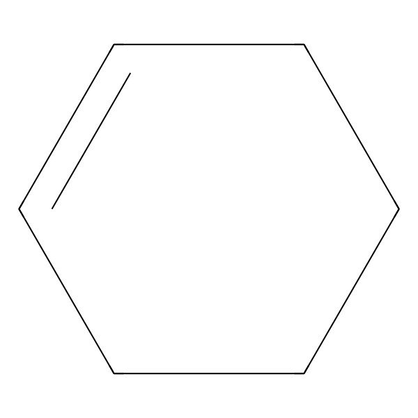 2D Structure of Cyclohexene