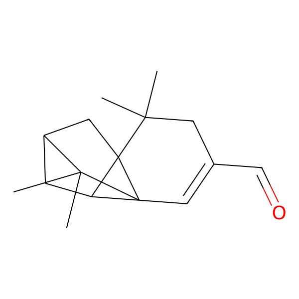 2D Structure of Cycloisolongifolene, 8,9-dehydro-9-formyl- 2D Structure of Cycloisolongifolene, 8,9-dehydro-9-formyl-
