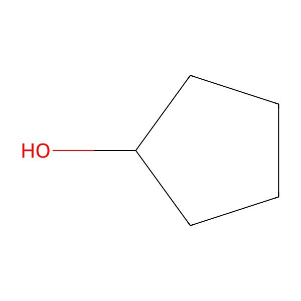 2D Structure of Cyclopentanol 2D Structure of Cyclopentanol