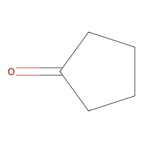 2D Structure of Cyclopentanone