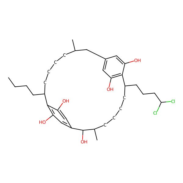 2D Structure of Cylindrocyclophane C2