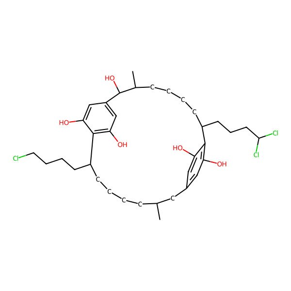 2D Structure of Cylindrocyclophane C3