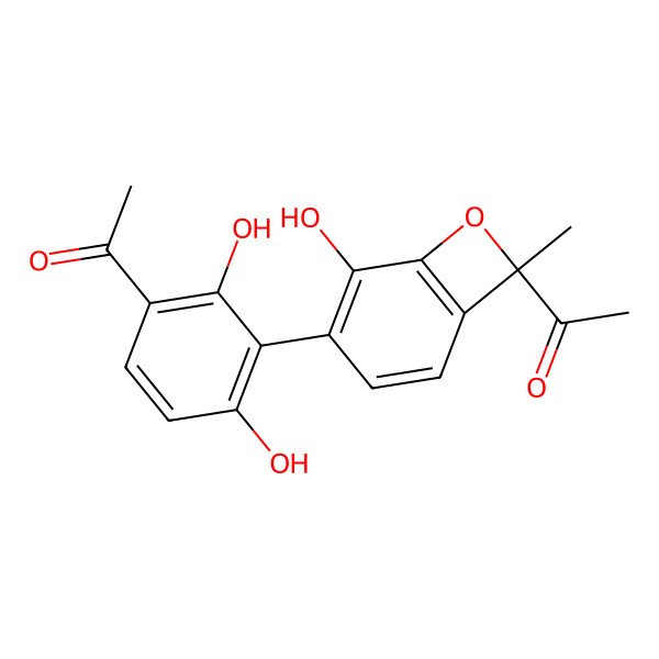 1-3-8-acetyl-5-hydroxy-8-methyl-7-oxabicyclo-4-2-0-octa-1-6-2-4