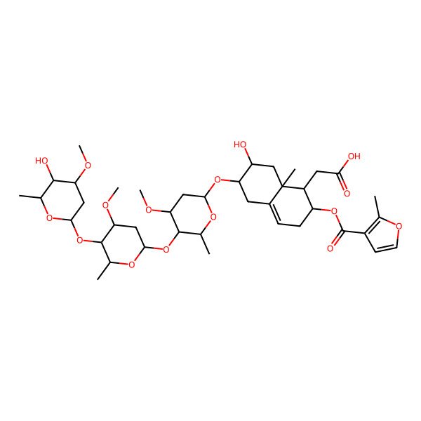 2D Structure of Cynanoside S