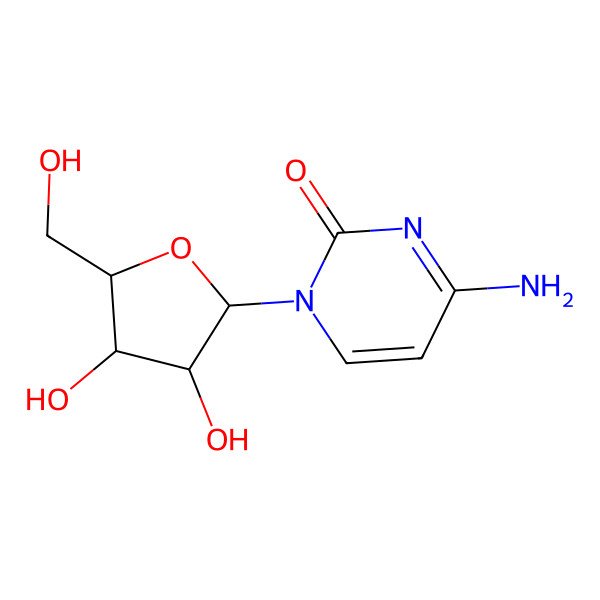 2D Structure of Cytidine