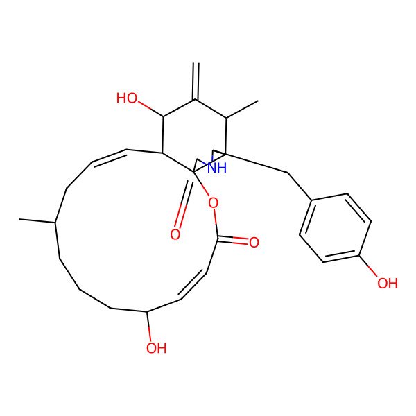 2D Structure of Cytochalasin Z5