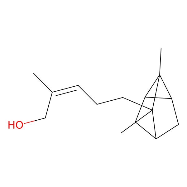 2D Structure of d-alpha-Santalol