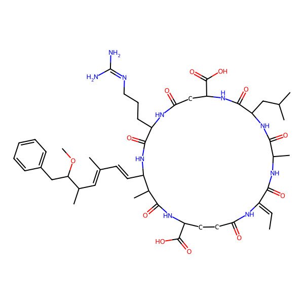 2D Structure of [D-Asp3, Dhb7]microcystin-LR