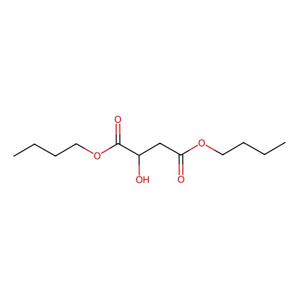 2D Structure of 2-Hydroxy-butanedioic acid dibutyl ester