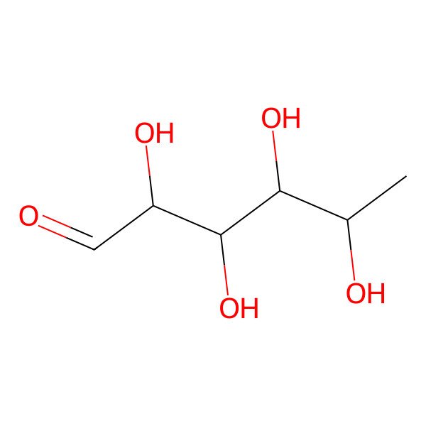 2D Structure of D-Rhamnose