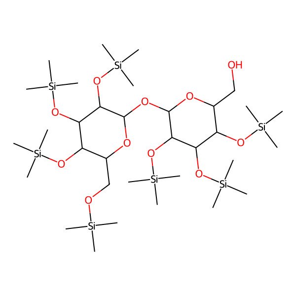 2D Structure of D-Turanose, heptakis(trimethylsilyl)-