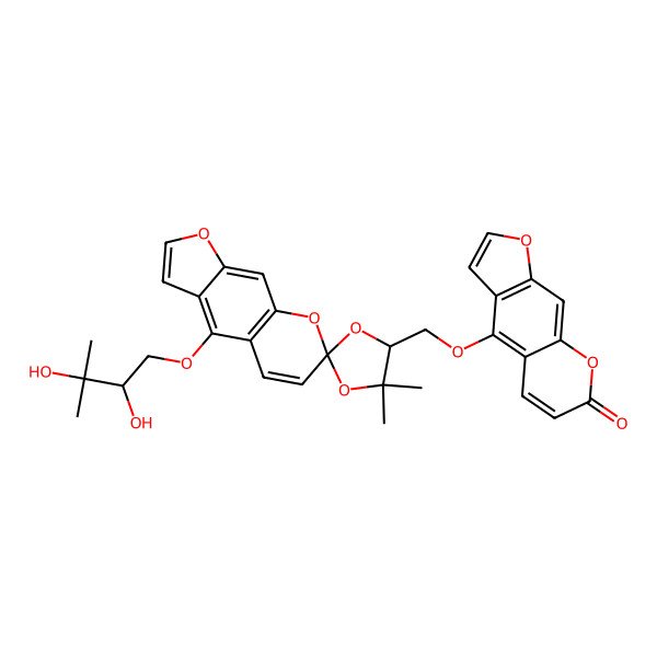 2D Structure of Dahuribirin E