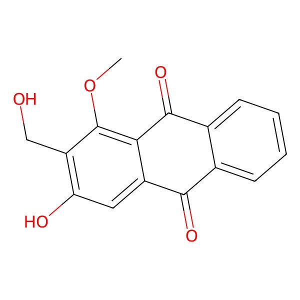 2D Structure of Damnacanthol