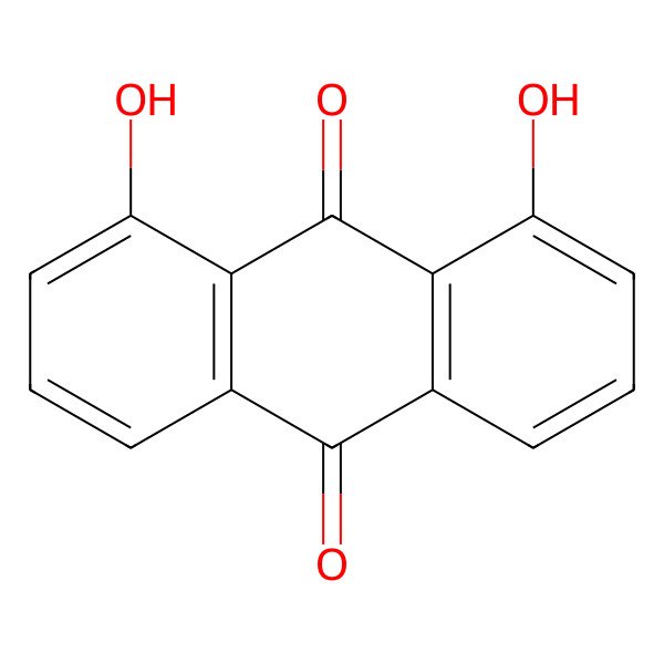 2D Structure of Danthron