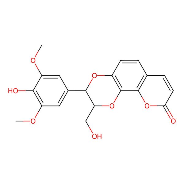 2D Structure of Daphneticin