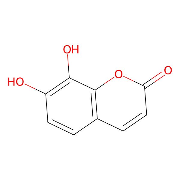 2D Structure of Daphnetin