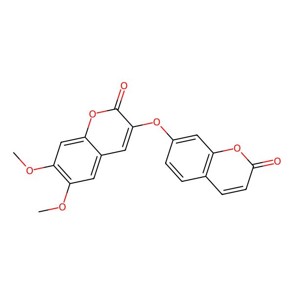 2D Structure of Daphnoretin methyl ether