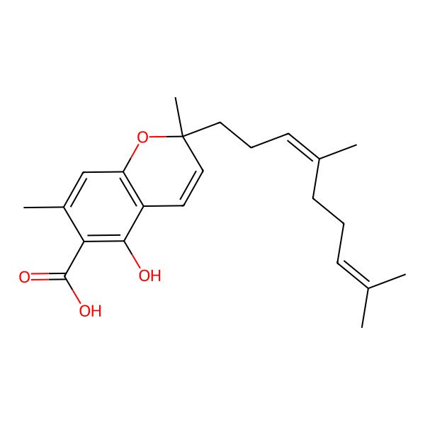 2D Structure of Daurichromenic Acid