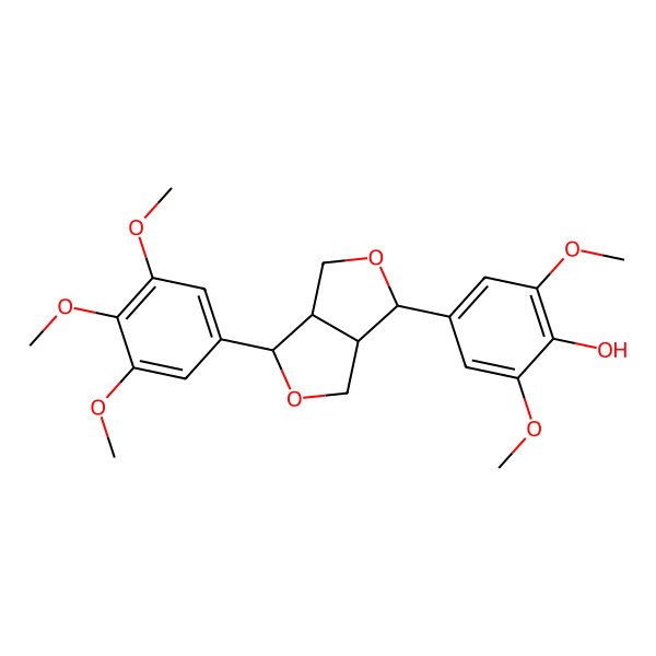 2D Structure of De-4'-O-methylyangambin 2D Structure of De-4'-O-methylyangambin