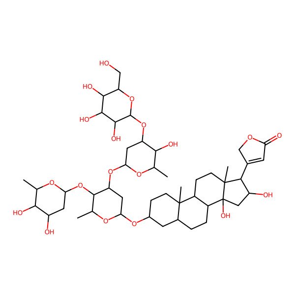 2D Structure of Deacetyllanatoside B